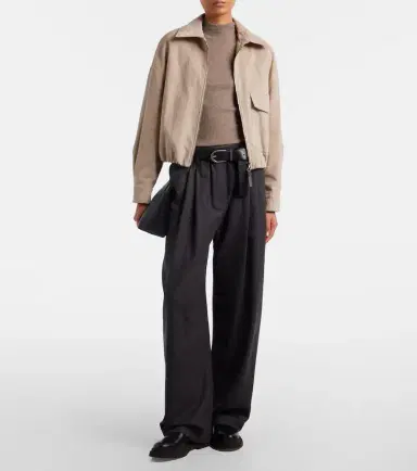 Brunello Cucinelli Monili virgin wool wide-leg pants | Thumbnail 3 Brunello Cucinelli Monili virgin wool wide-leg pants | Thumbnail 3