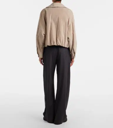 Brunello Cucinelli Monili virgin wool wide-leg pants | Thumbnail 4 Brunello Cucinelli Monili virgin wool wide-leg pants | Thumbnail 4