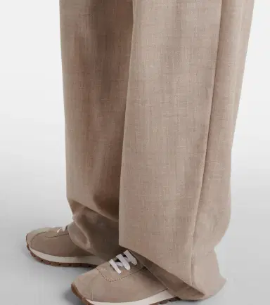 Brunello Cucinelli Monili virgin wool wide-leg pants | Thumbnail 6 Brunello Cucinelli Monili virgin wool wide-leg pants | Thumbnail 6