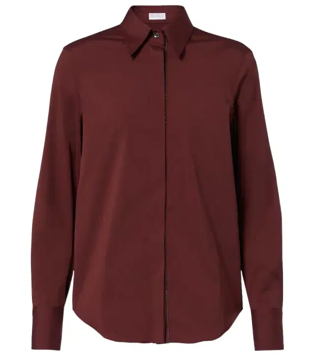 Monili cotton-blend shirt