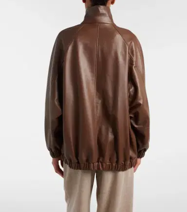 Brunello Cucinelli Monili leather jacket | Thumbnail 2 Brunello Cucinelli Monili leather jacket | Thumbnail 2