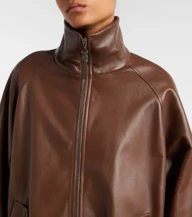 Brunello Cucinelli Monili leather jacket | Thumbnail 5 Brunello Cucinelli Monili leather jacket | Thumbnail 5