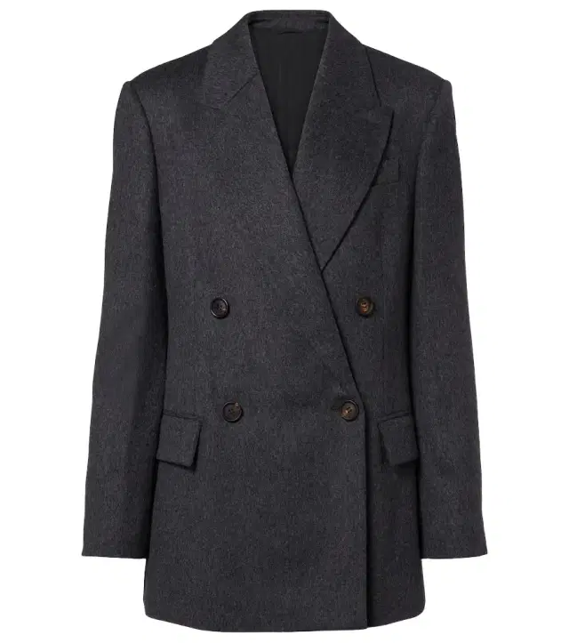 Brunello Cucinelli Double-breasted wool jacket