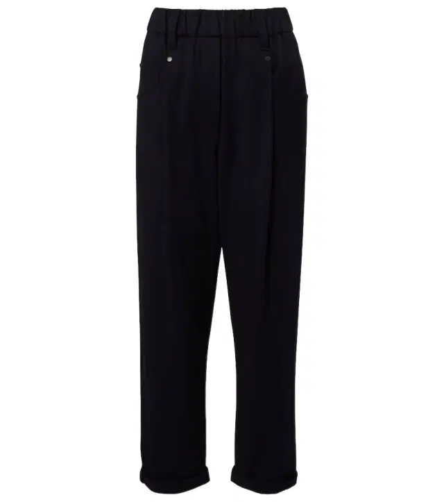 Brunello Cucinelli Monili cotton-blend straight pants
