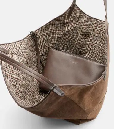 Brunello Cucinelli Monili Medium reversible suede tote bag | Thumbnail 3