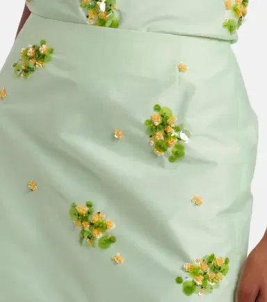 SHUSHU/TONG Sequined midi skirt | Thumbnail 2