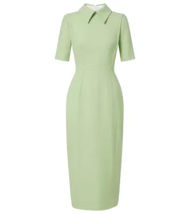 Emilia Wickstead Valletta wool crêpe midi dress | Thumbnail 1