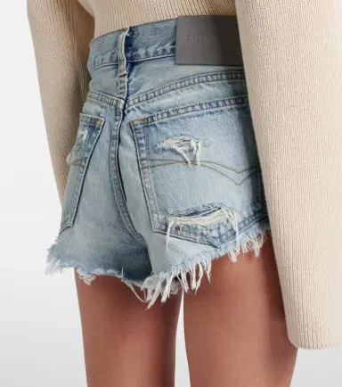 Balenciaga Frayed denim shorts | Thumbnail 6 Balenciaga Frayed denim shorts | Thumbnail 6