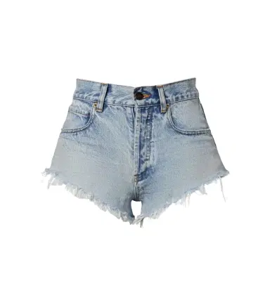 Balenciaga Frayed denim shorts | Thumbnail 1 Balenciaga Frayed denim shorts | Thumbnail 1