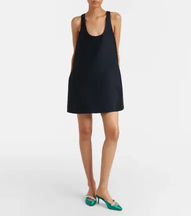 Balenciaga Wool and silk minidress | Thumbnail 3
