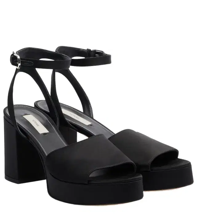 Toteme Satin platform sandals
