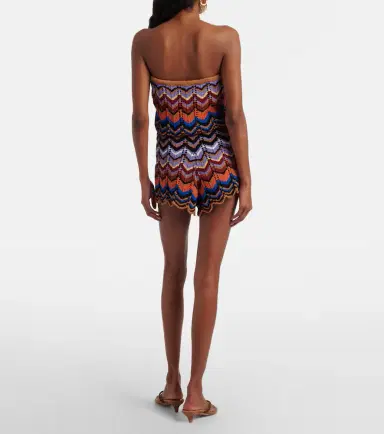 Faithfull Azul crochet cotton-blend romper | Thumbnail 3