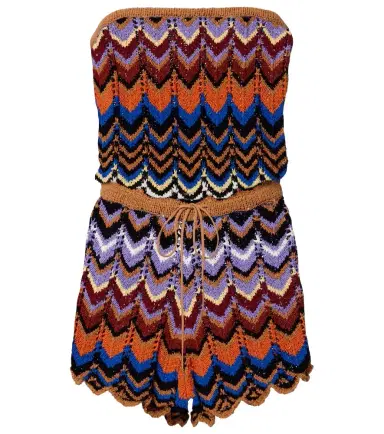Faithfull Azul crochet cotton-blend romper | Thumbnail 1