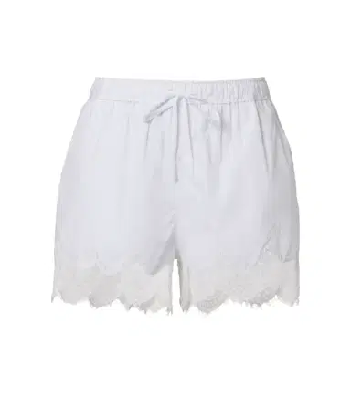 Simkhai Lace-trimmed cotton shorts | Thumbnail 1 Simkhai Lace-trimmed cotton shorts | Thumbnail 1
