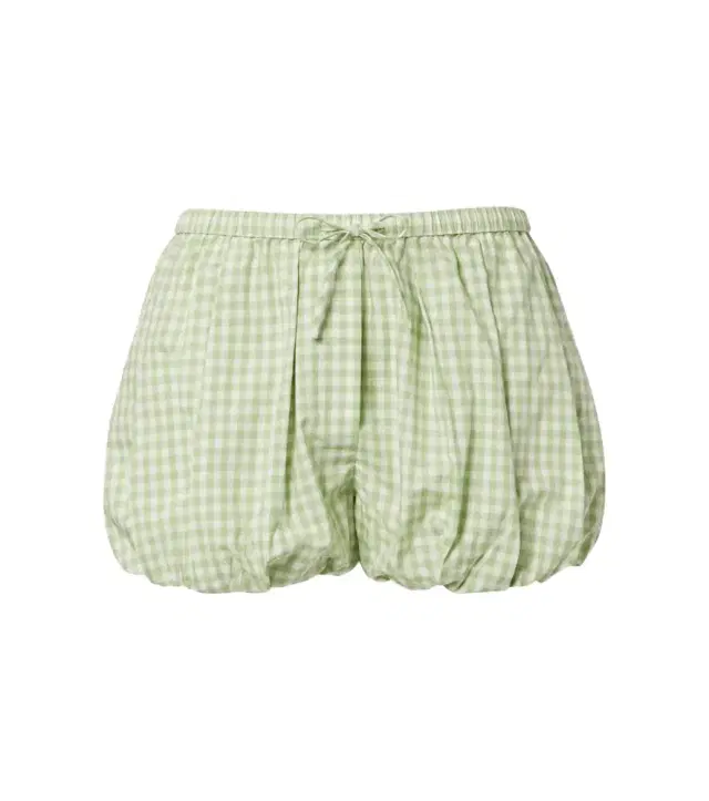 Simkhai Gingham cotton-blend shorts