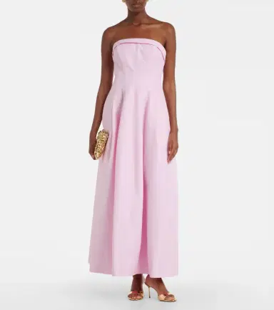 Simkhai Avril cotton-blend bustier gown | Thumbnail 3 Simkhai Avril cotton-blend bustier gown | Thumbnail 3
