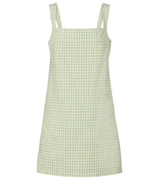 Simkhai Sloan gingham cotton-blend minidress