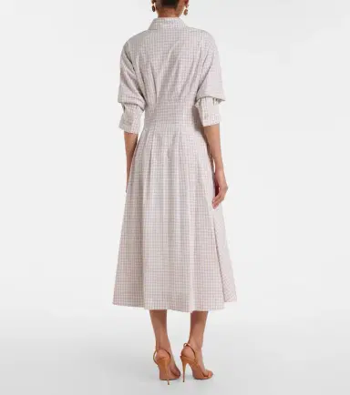 Simkhai Jazz gingham cotton-blend shirt dress | Thumbnail 2 Simkhai Jazz gingham cotton-blend shirt dress | Thumbnail 2
