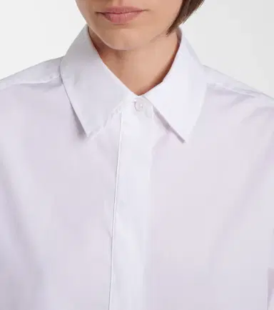 Simkhai Lace-trimmed cotton poplin shirt | Thumbnail 6 Simkhai Lace-trimmed cotton poplin shirt | Thumbnail 6