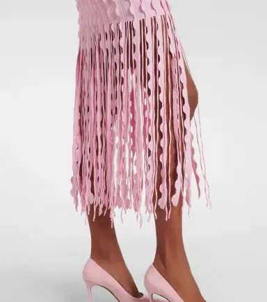 Simkhai Brionne fringed knitted midi dress | Thumbnail 2
