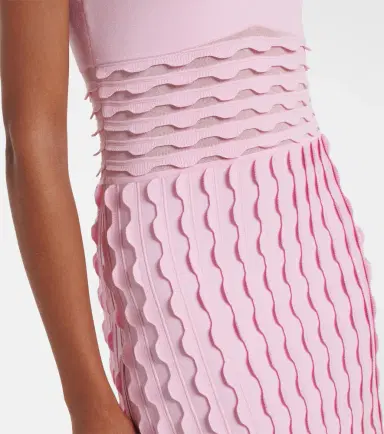 Simkhai Brionne fringed knitted midi dress | Thumbnail 6