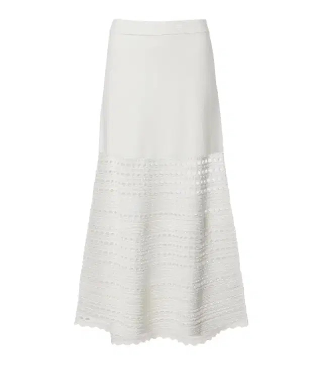 Simkhai Westly open-knit midi skirt