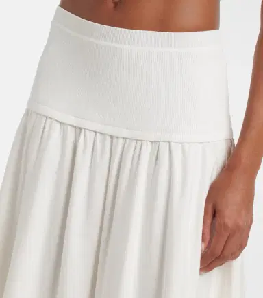 Simkhai Haven linen-blend midi skirt | Thumbnail 4 Simkhai Haven linen-blend midi skirt | Thumbnail 4