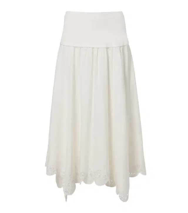 Simkhai Haven linen-blend midi skirt