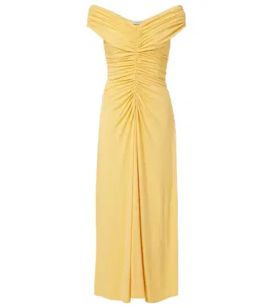 Simkhai Sheyda ruched jersey midi dress | Thumbnail 1