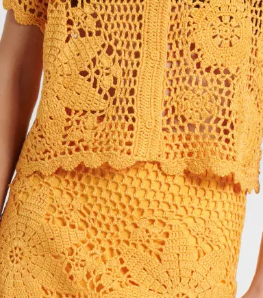 Simkhai Macks floral crochet cotton shirt | Thumbnail 2