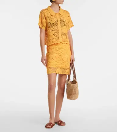 Simkhai Macks floral crochet cotton shirt | Thumbnail 5