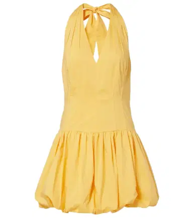 Simkhai Brooke gathered cotton-blend minidress | Thumbnail 1