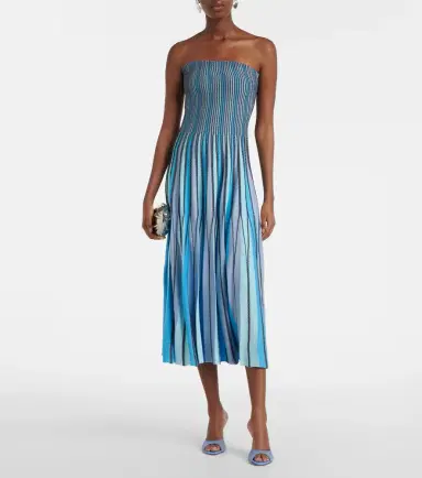Simkhai Soleil striped midi dress | Thumbnail 4