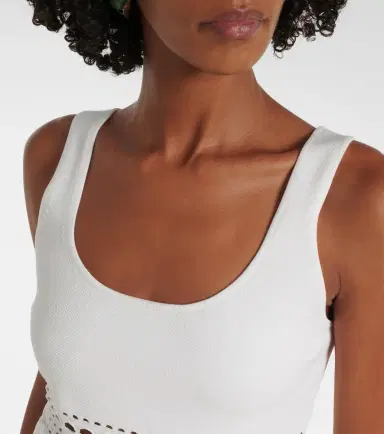 Simkhai Fitzgerald open-knit tank top | Thumbnail 4