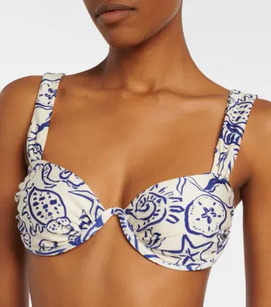 Simkhai Anniston printed bikini top | Thumbnail 5 Simkhai Anniston printed bikini top | Thumbnail 5