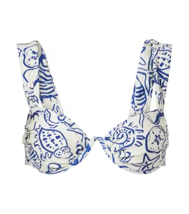 Simkhai Anniston printed bikini top | Thumbnail 1 Simkhai Anniston printed bikini top | Thumbnail 1