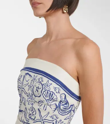 Simkhai Darbie printed linen-blend minidress | Thumbnail 2
