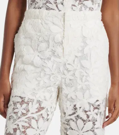 Simkhai Floral lace straight pants | Thumbnail 2