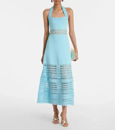 Simkhai Blayne open-knit midi dress | Thumbnail 4
