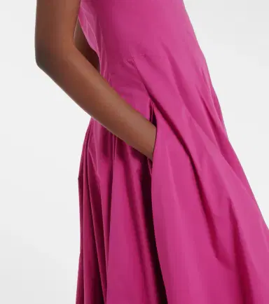Simkhai Cotton-blend midi dress | Thumbnail 3 Simkhai Cotton-blend midi dress | Thumbnail 3
