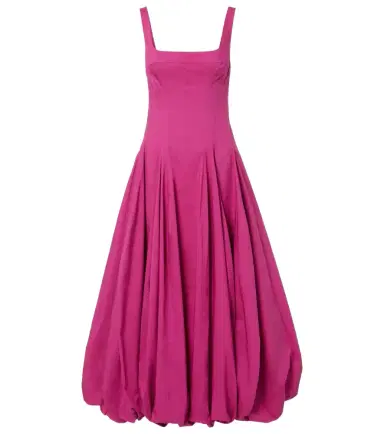 Simkhai Cotton-blend midi dress | Thumbnail 1 Simkhai Cotton-blend midi dress | Thumbnail 1