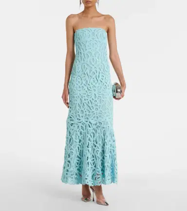 Simkhai Lace guipure cotton-blend bustier dress | Thumbnail 2