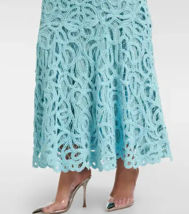 Simkhai Lace guipure cotton-blend bustier dress | Thumbnail 4