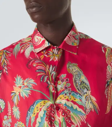 Etro Paisley cotton bowling shirt | Thumbnail 2