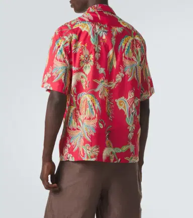 Etro Paisley cotton bowling shirt | Thumbnail 5