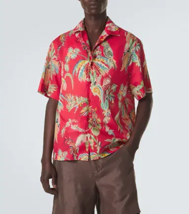 Etro Paisley cotton bowling shirt | Thumbnail 6