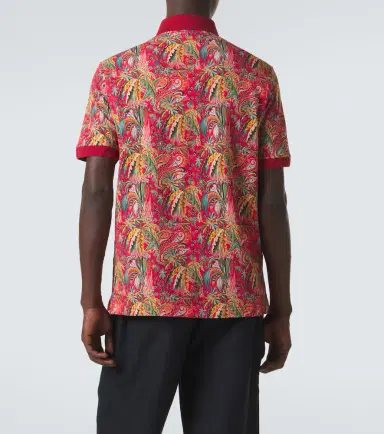 Etro Paisley cotton piqué polo shirt | Thumbnail 2