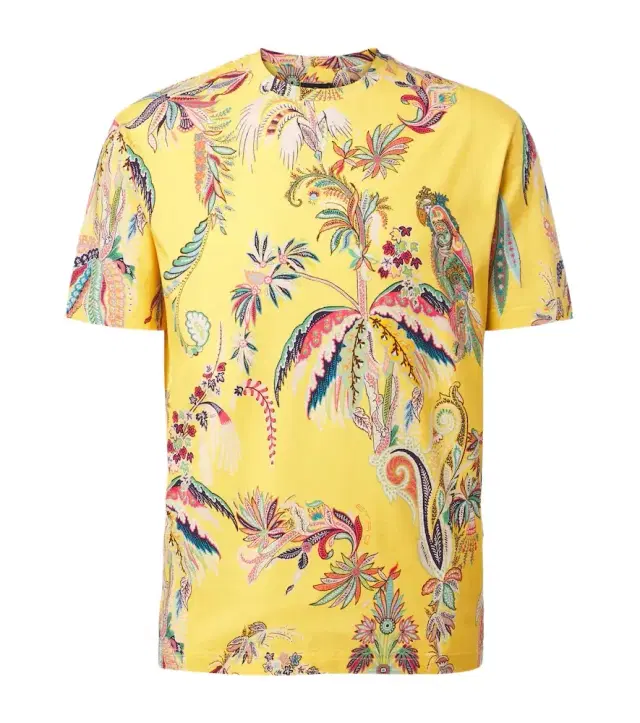 Etro Printed cotton jersey T-shirt