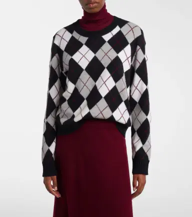 Lisa Yang Antoni argyle cashmere sweater | Thumbnail 2