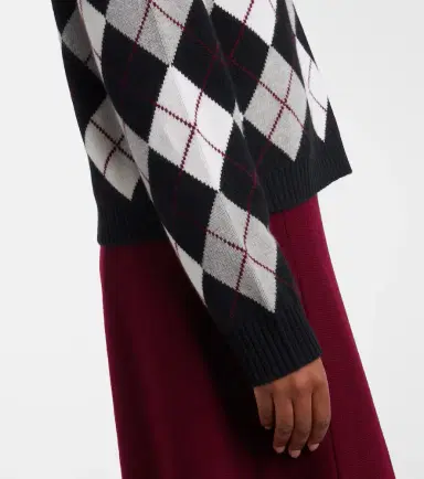 Lisa Yang Antoni argyle cashmere sweater | Thumbnail 3